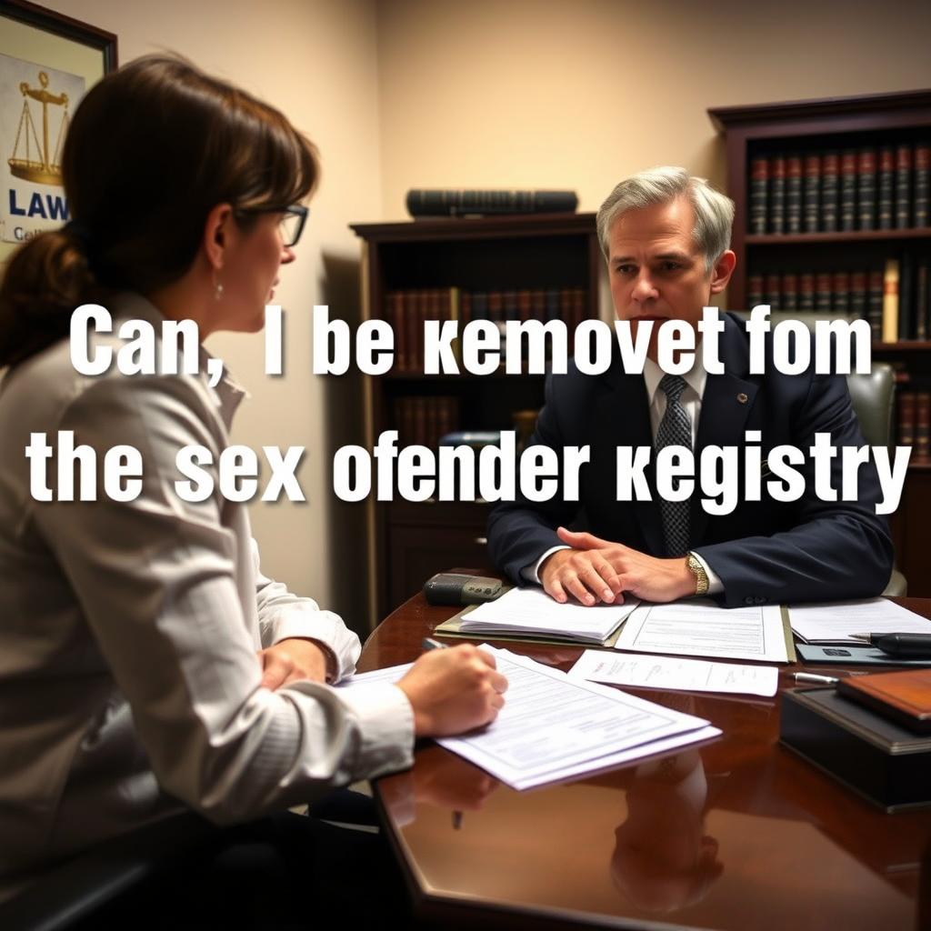 Can I be removed from the sex offender registry in Charlottesville