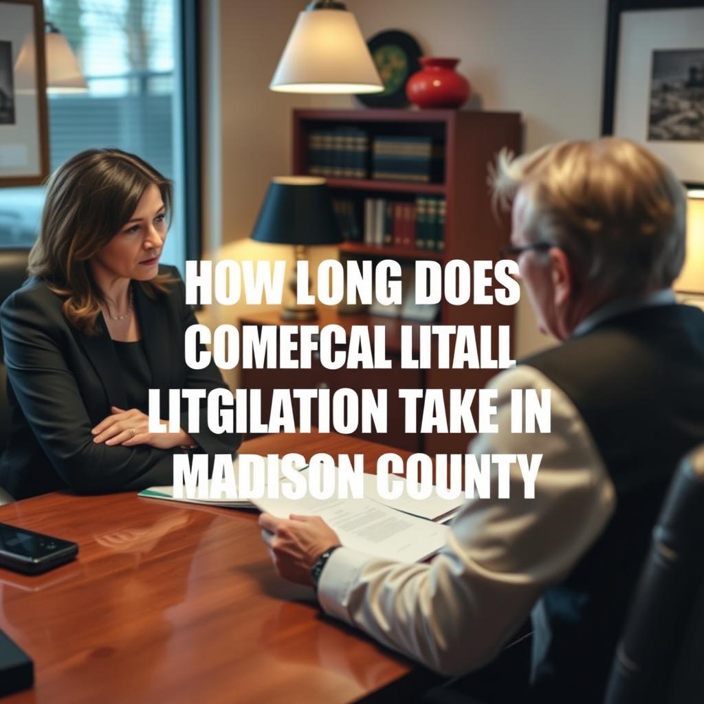 How long does commercial litigation take in Madison County
