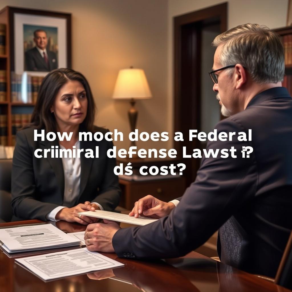 How much does a federal criminal defense lawyer cost in Orange County