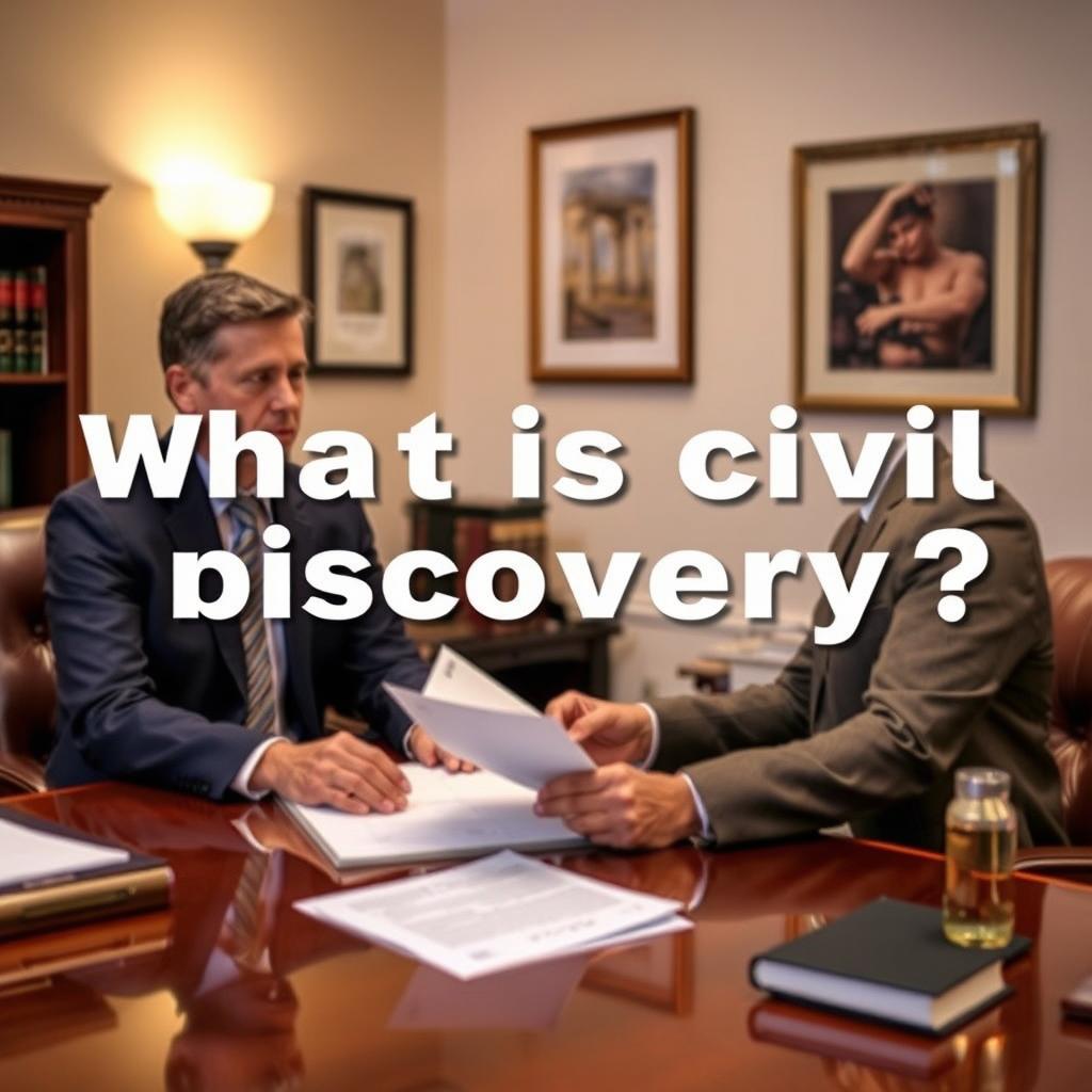 What is civil discovery in Charlottesville